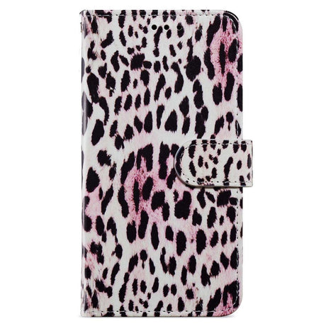 Honor 90 Lite Kunstlæder Cover m. Pung og Strop - Leopard