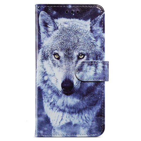 Honor 90 Lite Kunstlæder Cover m. Pung og Strop - Ulv