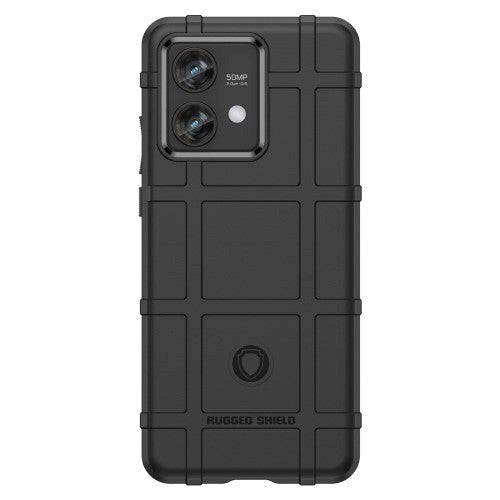 Motorola Edge 40 Neo Rugged Shield Cover - Sort
