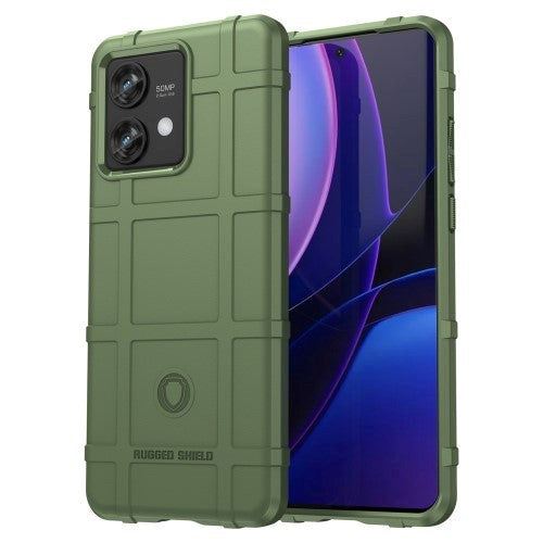Motorola Edge 40 Neo Rugged Shield Cover - Grøn