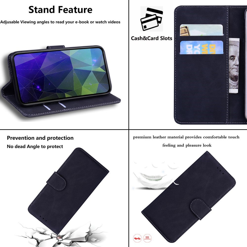 EIDERWOOD Realme 11 Pro+ 5G / 11 Pro 5G Blødt Kunstlæder Cover m. Pung - Sort