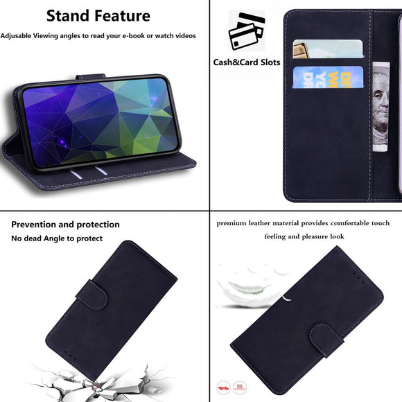 EIDERWOOD Realme 11 Pro+ 5G / 11 Pro 5G Blødt Kunstlæder Cover m. Pung - Sort
