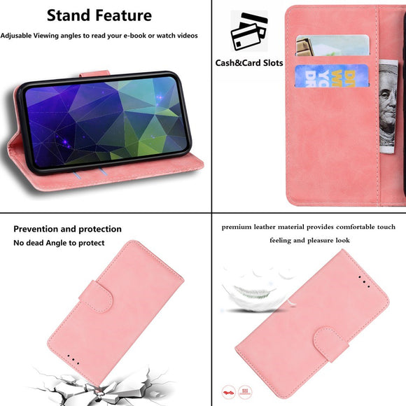 EIDERWOOD Realme 11 Pro+ 5G / 11 Pro 5G Blødt Kunstlæder Cover m. Pung - Lyserød