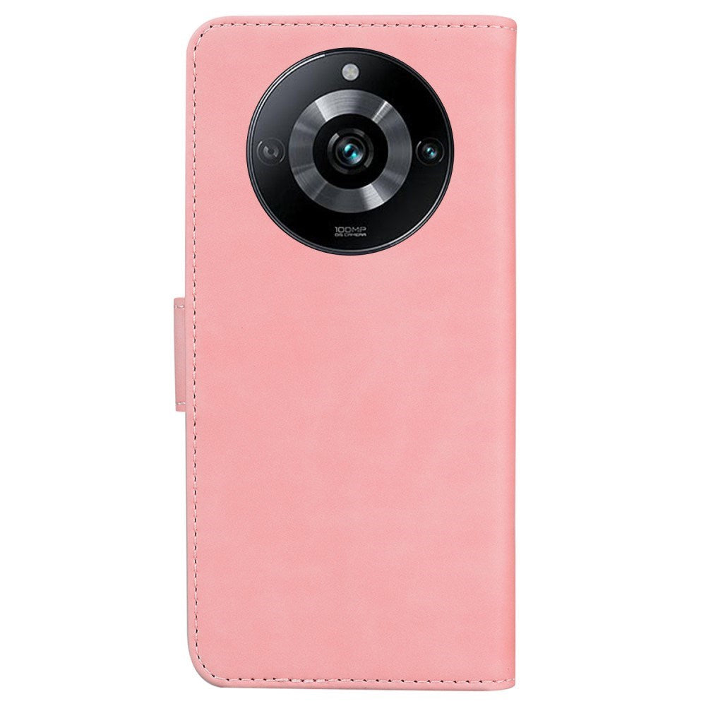 EIDERWOOD Realme 11 Pro+ 5G / 11 Pro 5G Blødt Kunstlæder Cover m. Pung - Lyserød