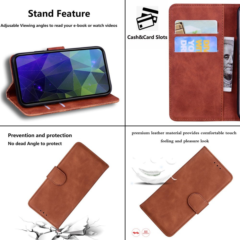 EIDERWOOD Realme 11 Pro+ 5G / 11 Pro 5G Blødt Kunstlæder Cover m. Pung - Brun