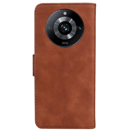EIDERWOOD Realme 11 Pro+ 5G / 11 Pro 5G Blødt Kunstlæder Cover m. Pung - Brun