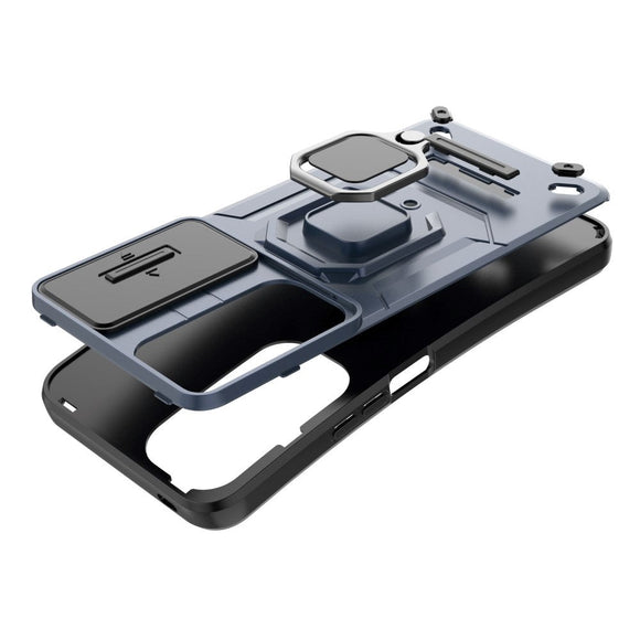 Honor 90 Lite Håndværker Cover m. Magnetisk Kickstand & Cam Slider - Sort