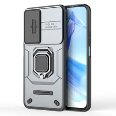 Honor 90 Lite Håndværker Cover m. Magnetisk Kickstand & Cam Slider - Grå