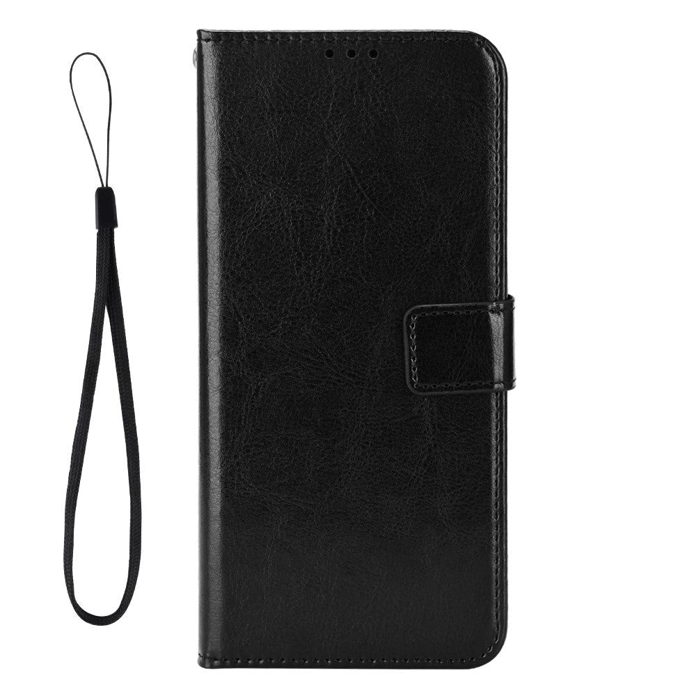 Fairphone 5 Læder Cover m. Pung & Strop - Sort