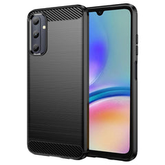 Samsung Galaxy A05s Brushed Carbon Cover - Sort