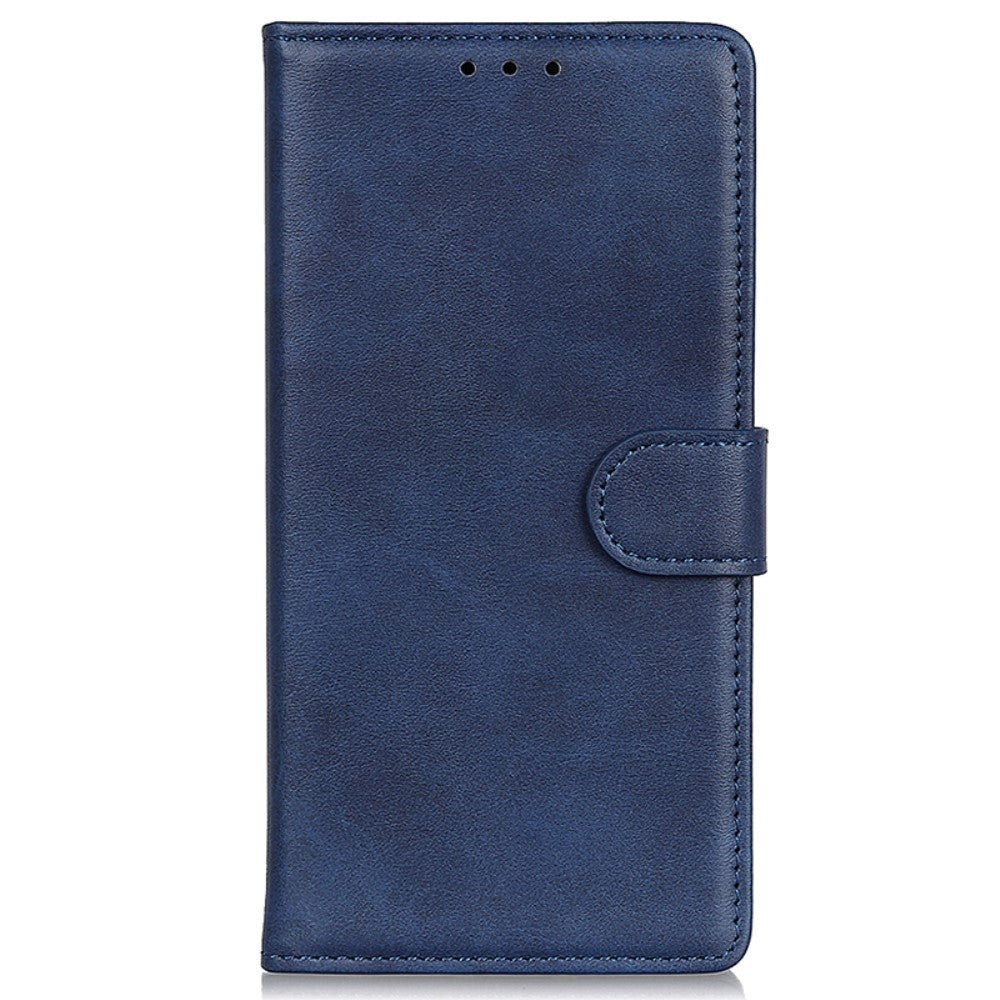 Samsung Galaxy A15 (5G) / A15 Læder Cover m. Pung - Mørkeblå