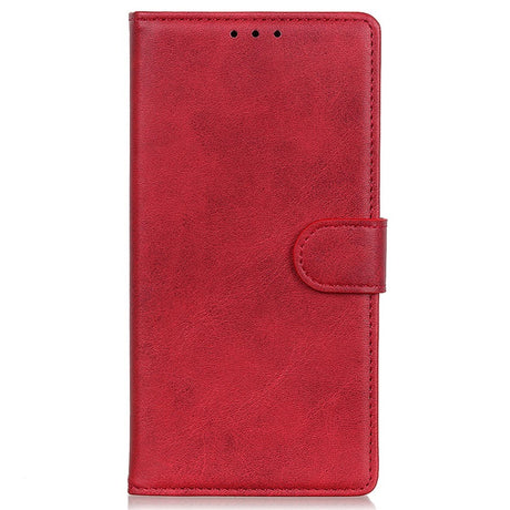 Samsung Galaxy A15 (5G) / A15 Læder Cover m. Pung - Rød