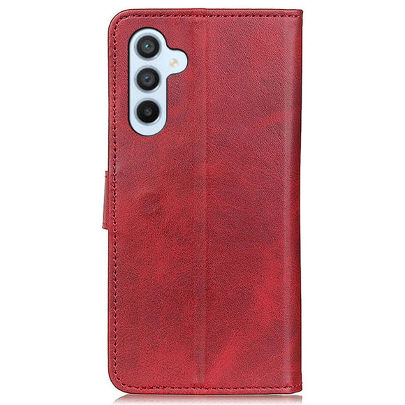 Samsung Galaxy A15 (5G) / A15 Læder Cover m. Pung - Rød