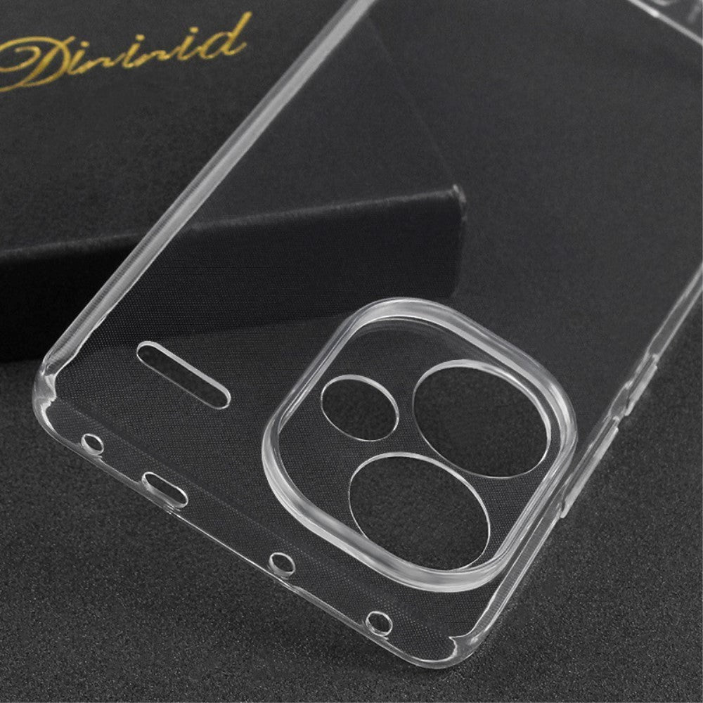 Xiaomi Redmi Note 13 Pro+ (Plus) Fleksibelt Plastik Cover - Gennemsigtig