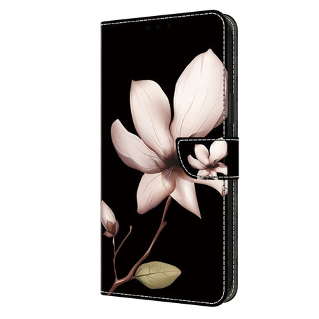 Xiaomi 13T / 13T Pro Læder Cover m. Pung & Print - Blomst