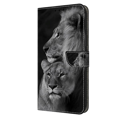 Xiaomi 13T / 13T Pro Læder Cover m. Pung & Print - Løver