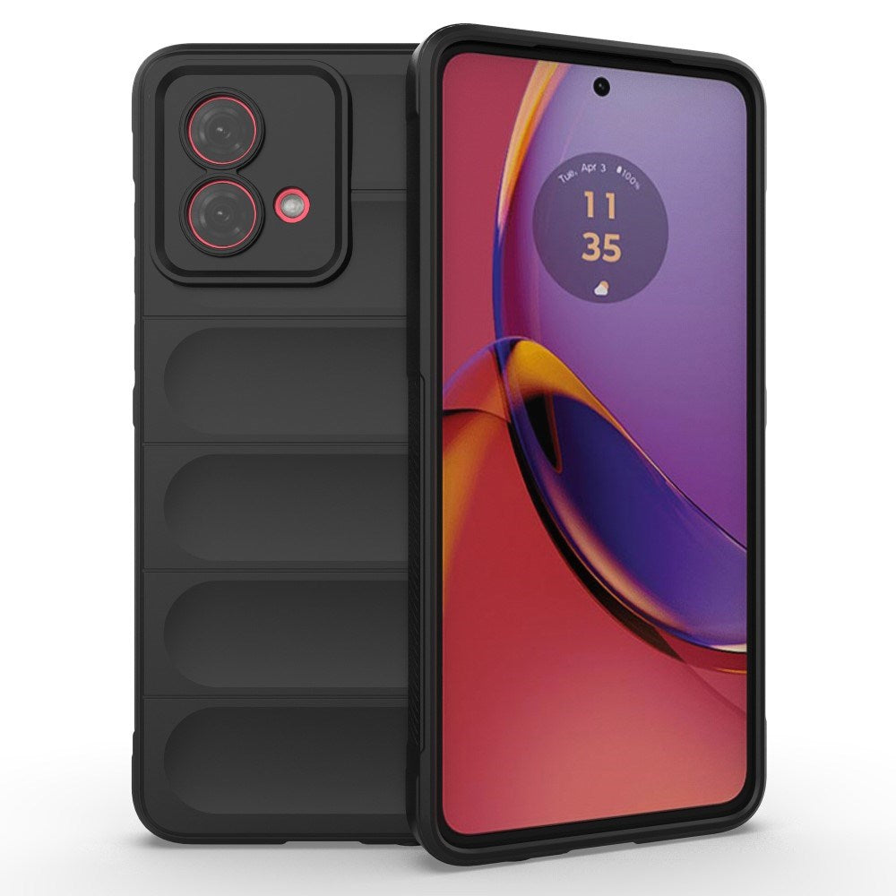 EIDERWOOD Motorola Moto G84 Fleksibelt Plastik Cover - Sort