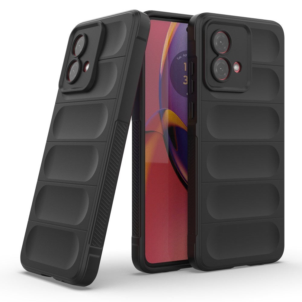 EIDERWOOD Motorola Moto G84 Fleksibelt Plastik Cover - Sort