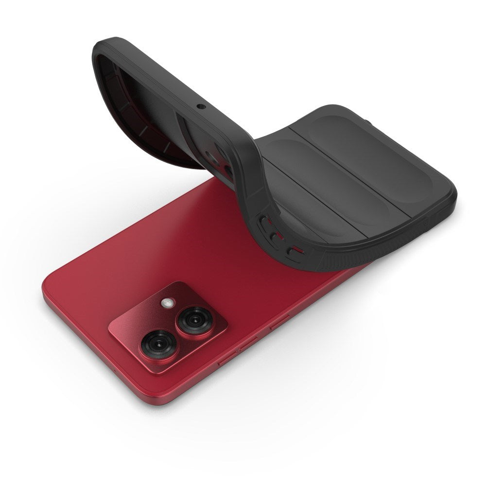 EIDERWOOD Motorola Moto G84 Fleksibelt Plastik Cover - Sort