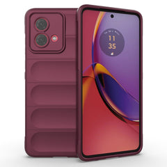 EIDERWOOD Motorola Moto G84 Fleksibelt Plastik Cover - Vinrød