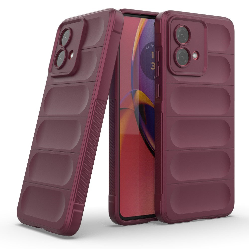 EIDERWOOD Motorola Moto G84 Fleksibelt Plastik Cover - Vinrød