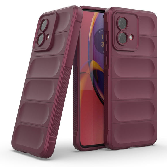 EIDERWOOD Motorola Moto G84 Fleksibelt Plastik Cover - Vinrød