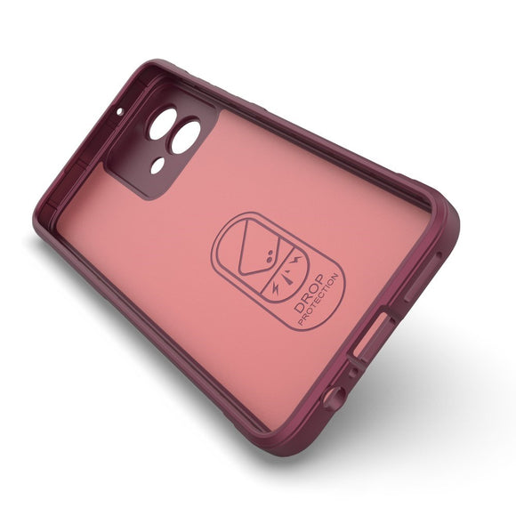 EIDERWOOD Motorola Moto G84 Fleksibelt Plastik Cover - Vinrød