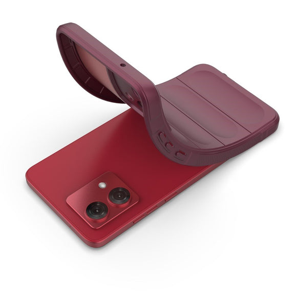 EIDERWOOD Motorola Moto G84 Fleksibelt Plastik Cover - Vinrød