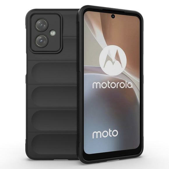EIDERWOOD Motorola Moto G54 Fleksibelt Plastik Cover - Sort