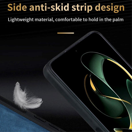 Xiaomi 13T / 13T Pro AZNS Læderbelagt Plastik Cover m. Mønster - Lilla