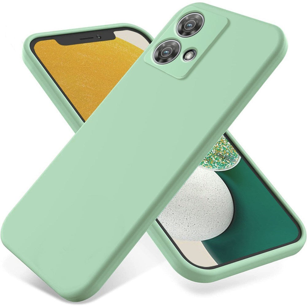 EIDERWOOD Motorola Edge 40 Neo Liquid Silikone Cover m. Strop - Grøn