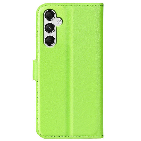 Samsung Galaxy A25 (5G) Litchi Læder Cover m. Pung - Grøn