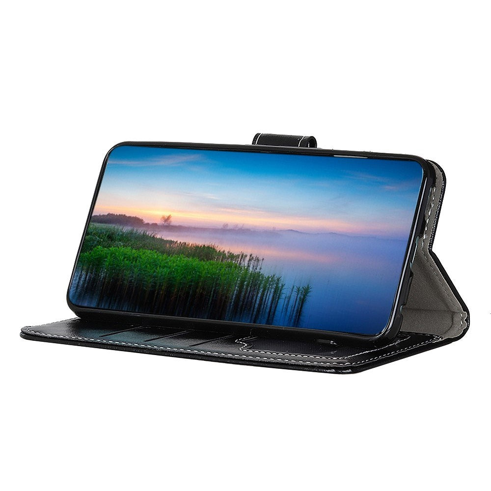 EIDERWOOD Samsung Galaxy S24+ (Plus) Kunstlæder Flip Cover - Sort