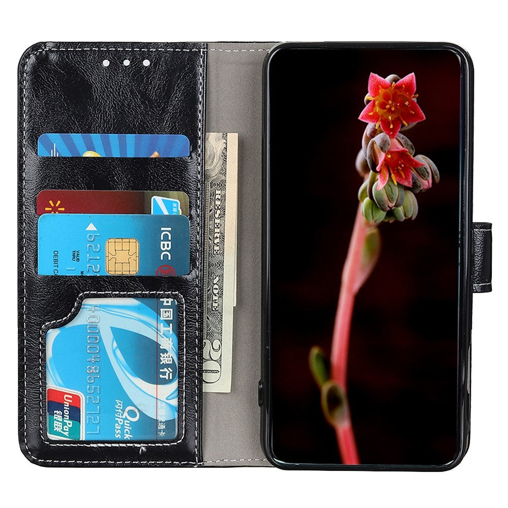 EIDERWOOD Samsung Galaxy S24+ (Plus) Kunstlæder Flip Cover - Sort