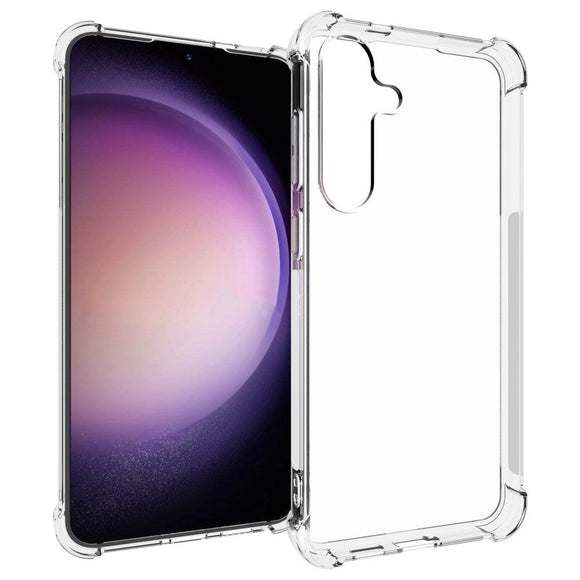Samsung Galaxy S24+ (Plus) Fleksibel Skridsikker Plastik Cover - Gennemsigtig