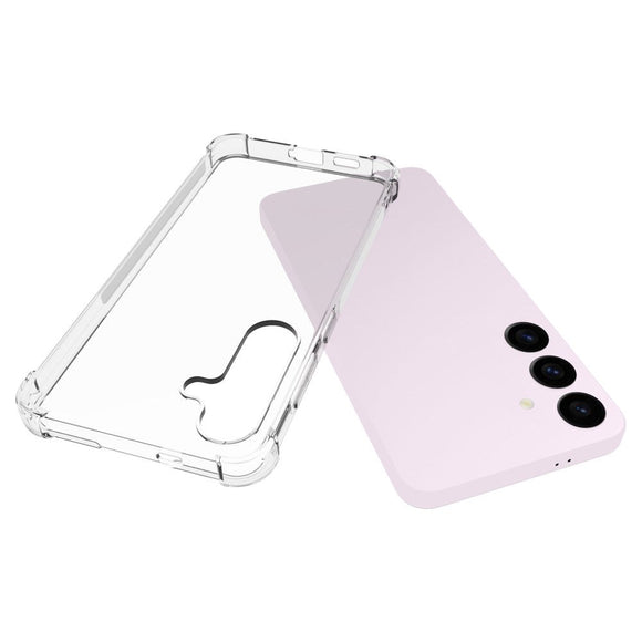 Samsung Galaxy S24+ (Plus) Fleksibel Skridsikker Plastik Cover - Gennemsigtig