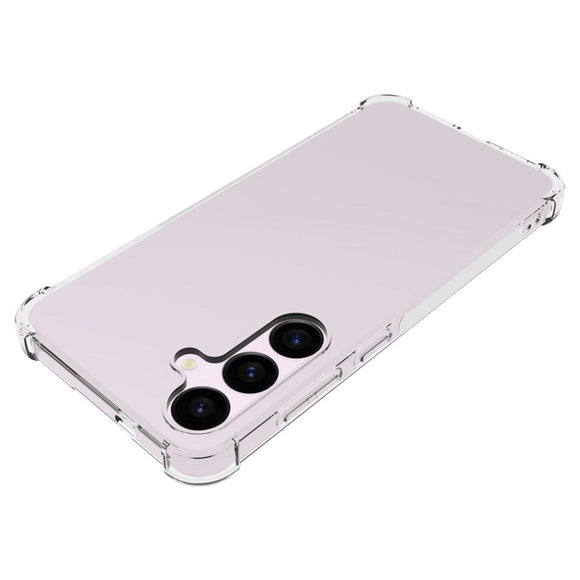 Samsung Galaxy S24+ (Plus) Fleksibel Skridsikker Plastik Cover - Gennemsigtig