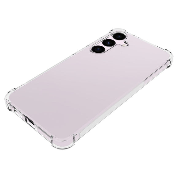 Samsung Galaxy S24+ (Plus) Fleksibel Skridsikker Plastik Cover - Gennemsigtig