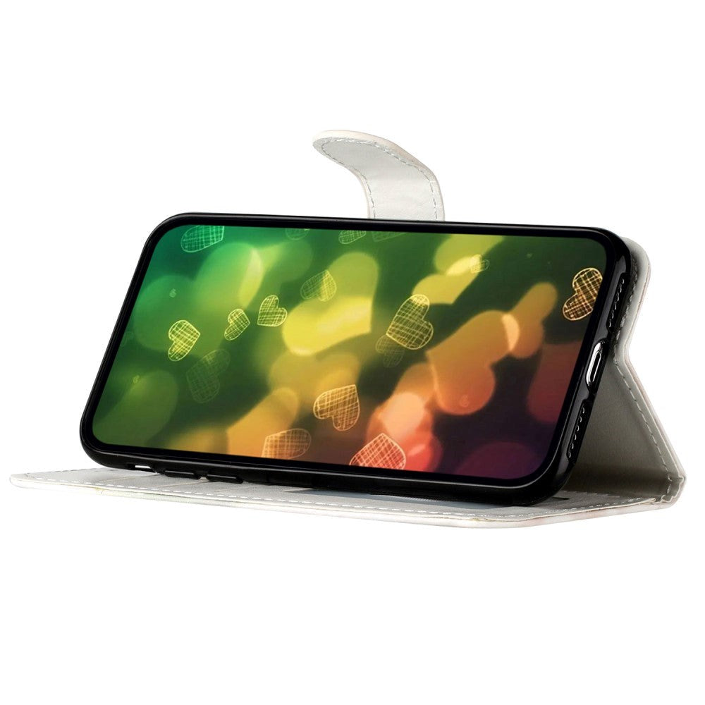 Samsung Galaxy S24 Læder Cover m. Pung og Strop - Kattekilling