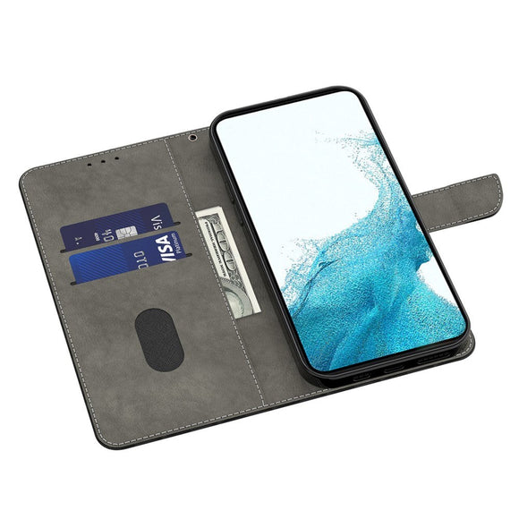 Samsung Galaxy A05s Læder Cover m. Pung & Ståfunktion - Rose