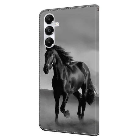 Samsung Galaxy A05s Læder Cover m. Pung & Ståfunktion - Hest