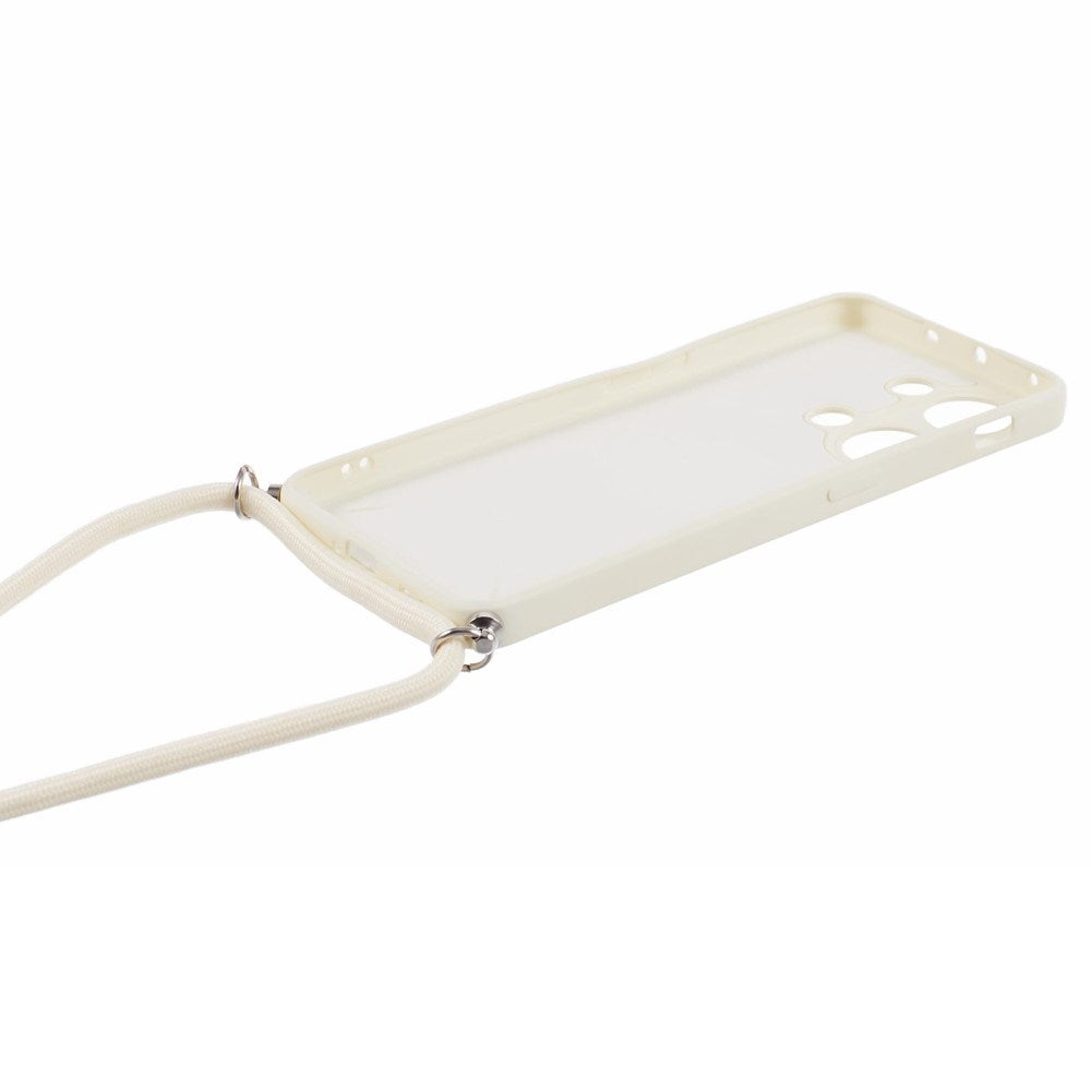 EIDERWOOD OnePlus Nord 3 (5G) Fleksibelt Plastik Cover m. Justerbar Strop - Hvid