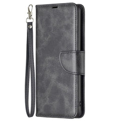 Samsung Galaxy S24 Imiteret Læder Cover m. Pung & Strop - Sort