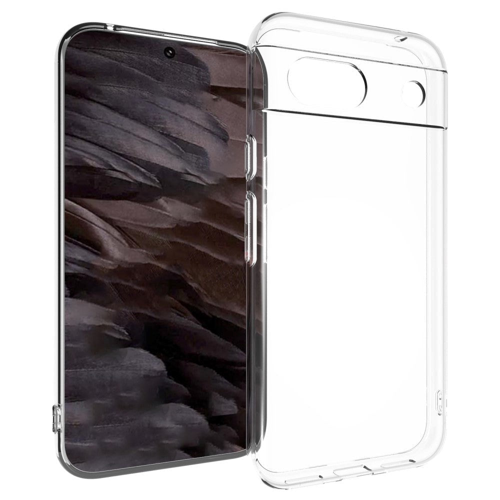 Google Pixel 8a Fleksibelt Plastik Cover - Gennemsigtig