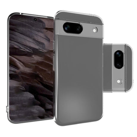 Google Pixel 8a Fleksibelt Plastik Cover - Gennemsigtig