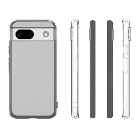 Google Pixel 8a Fleksibelt Plastik Cover - Gennemsigtig