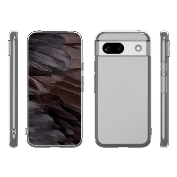 Google Pixel 8a Fleksibelt Plastik Cover - Gennemsigtig