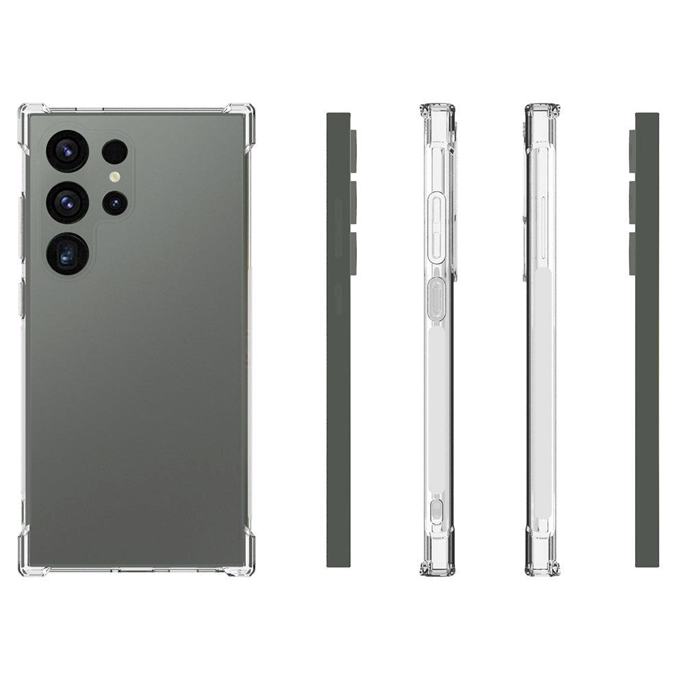 Samsung Galaxy S24 Ultra Fleksibelt Plastik Cover - Gennemsigtig