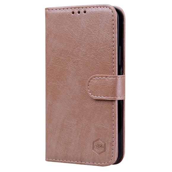 Samsung Galaxy A05s Neutralt Læder Cover m. Pung & Ståfunktion - Rose Gold