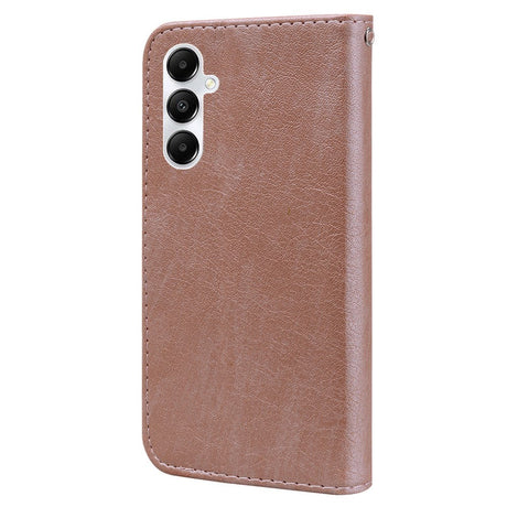 Samsung Galaxy A05s Neutralt Læder Cover m. Pung & Ståfunktion - Rose Gold